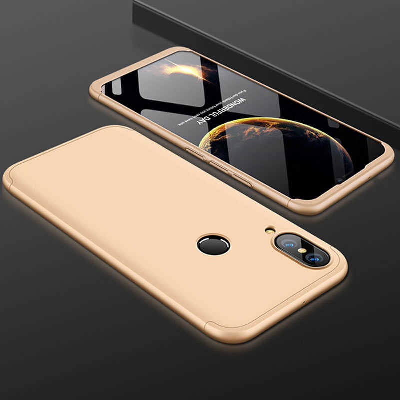 Huawei Y7 Prime 2019 Kılıf Zore Ays Kapak Siyah-Mavi