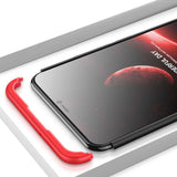 Huawei Y7 Prime 2019 Kılıf Zore Ays Kapak Siyah-Mavi