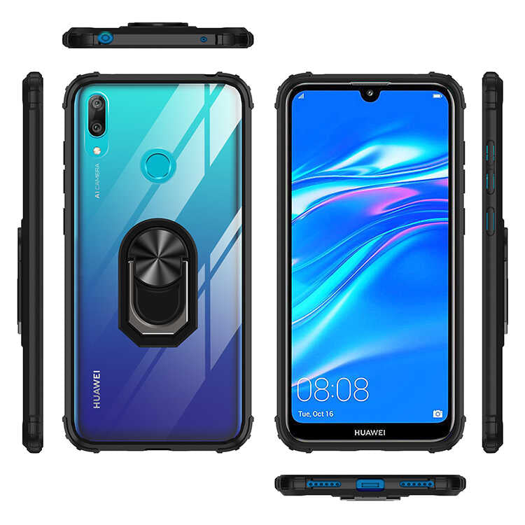 Huawei Y7 Prime 2019 Kılıf Zore Mola Kapak Siyah