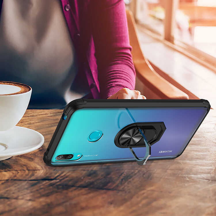 Huawei Y7 Prime 2019 Kılıf Zore Mola Kapak Kırmızı