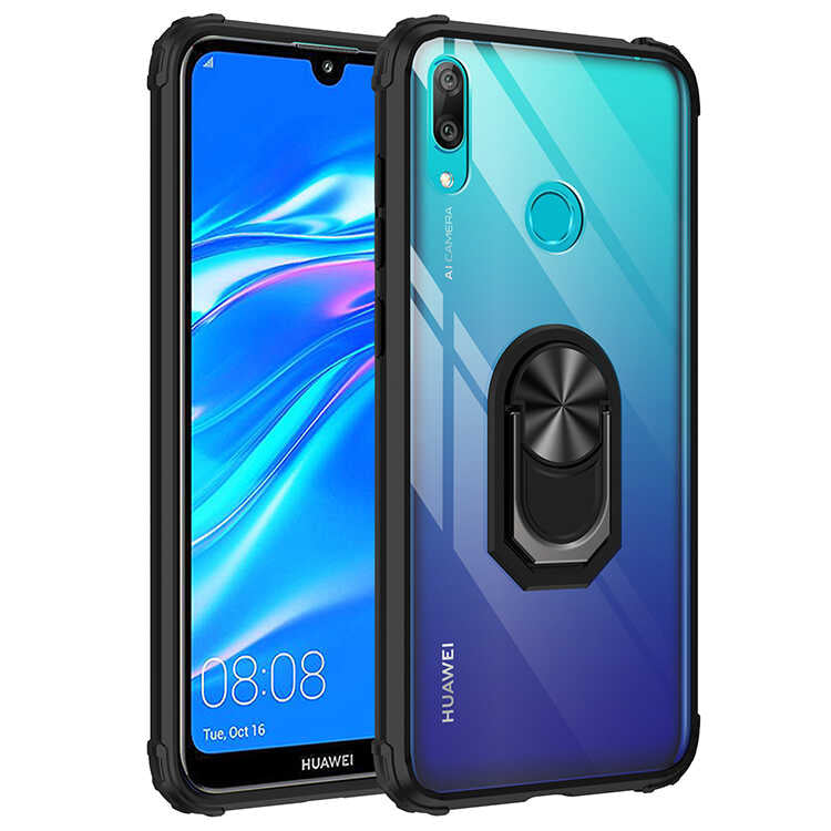 Huawei Y7 Prime 2019 Kılıf Zore Mola Kapak Siyah