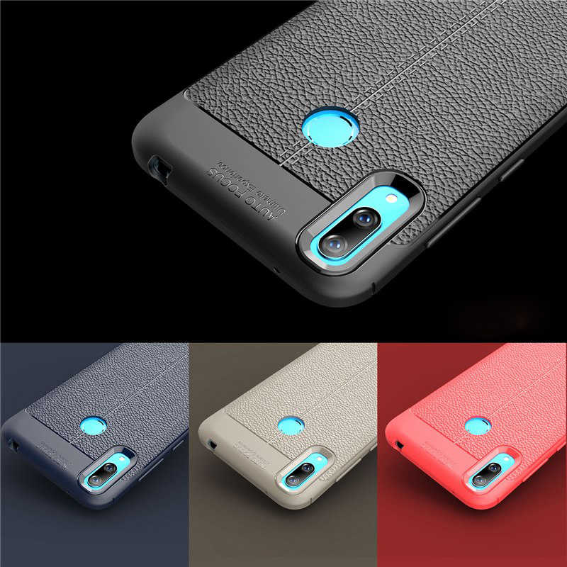Huawei Y7 Prime 2019 Kılıf Zore Niss Silikon Kapak Lacivert