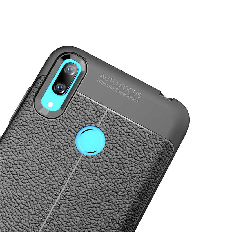 Huawei Y7 Prime 2019 Kılıf Zore Niss Silikon Kapak Siyah