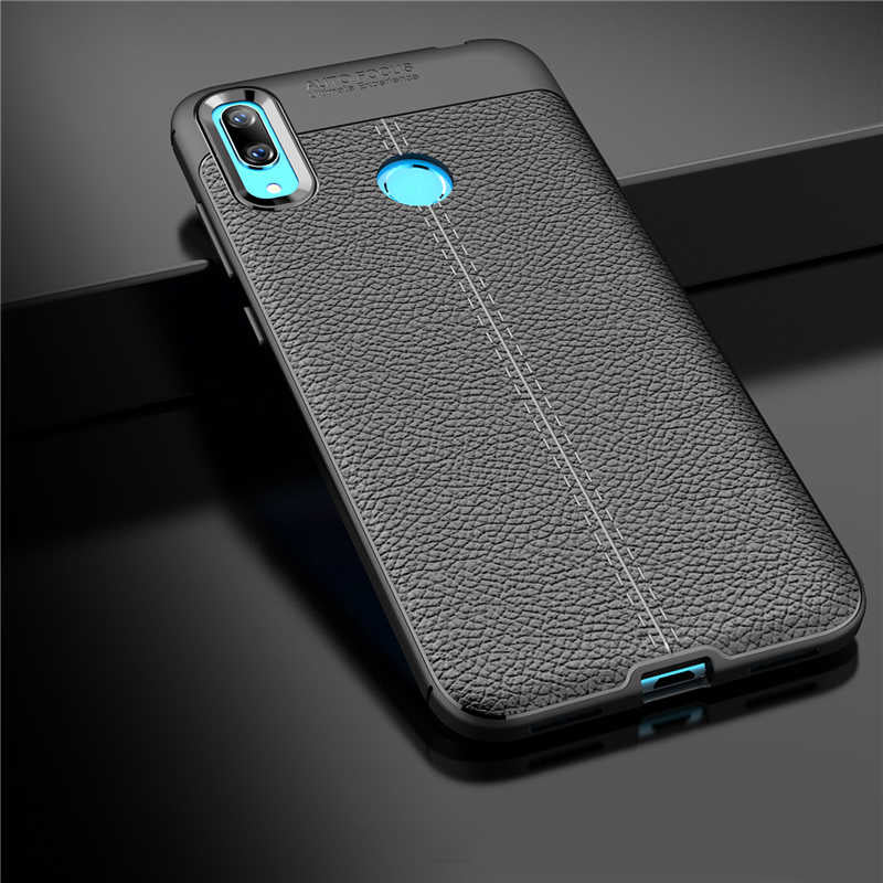 Huawei Y7 Prime 2019 Kılıf Zore Niss Silikon Kapak Lacivert
