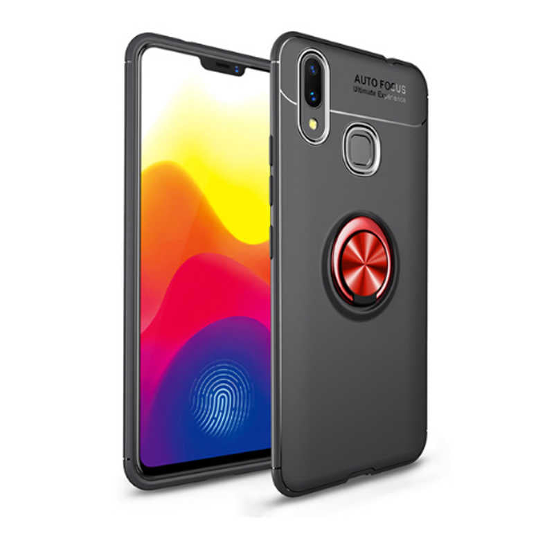 Huawei Y7 Prime 2019 Kılıf Zore Ravel Silikon Kapak Siyah-Rose Gold
