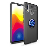 Huawei Y7 Prime 2019 Kılıf Zore Ravel Silikon Kapak Siyah-Rose Gold