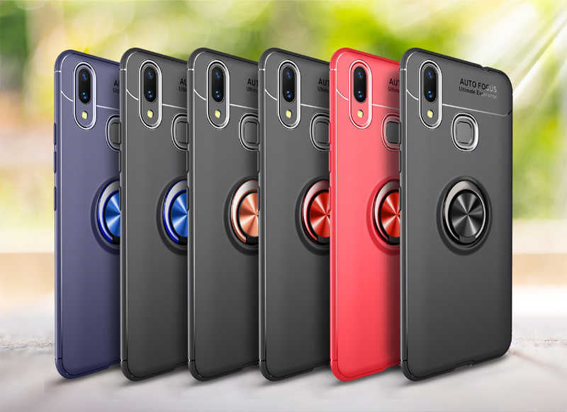 Huawei Y7 Prime 2019 Kılıf Zore Ravel Silikon Kapak Siyah-Rose Gold
