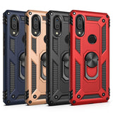 Huawei Y7 Prime 2019 Kılıf Zore Vega Kapak Kırmızı