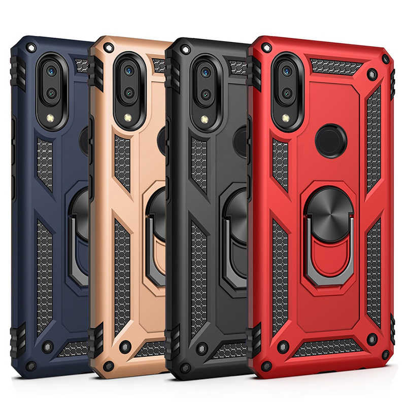 Huawei Y7 Prime 2019 Kılıf Zore Vega Kapak Kırmızı