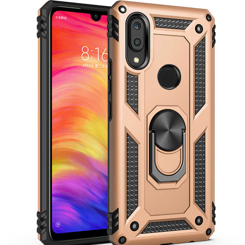 Huawei Y7 Prime 2019 Kılıf Zore Vega Kapak Gold
