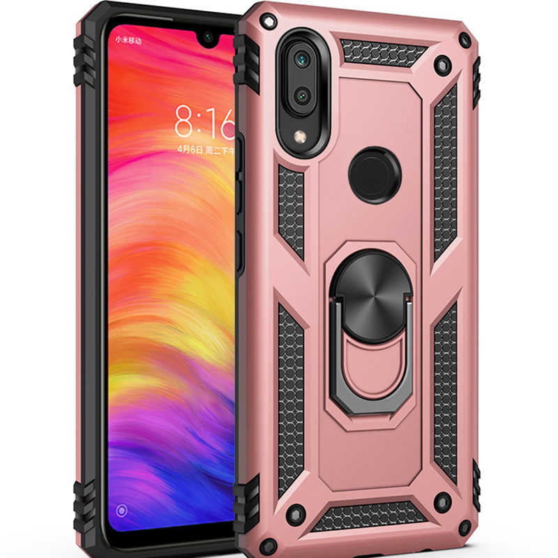 Huawei Y7 Prime 2019 Kılıf Zore Vega Kapak Rose Gold