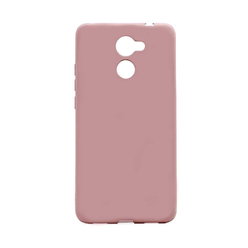 Huawei Y7 Prime Kılıf Zore Premier Silikon Kapak Rose Gold