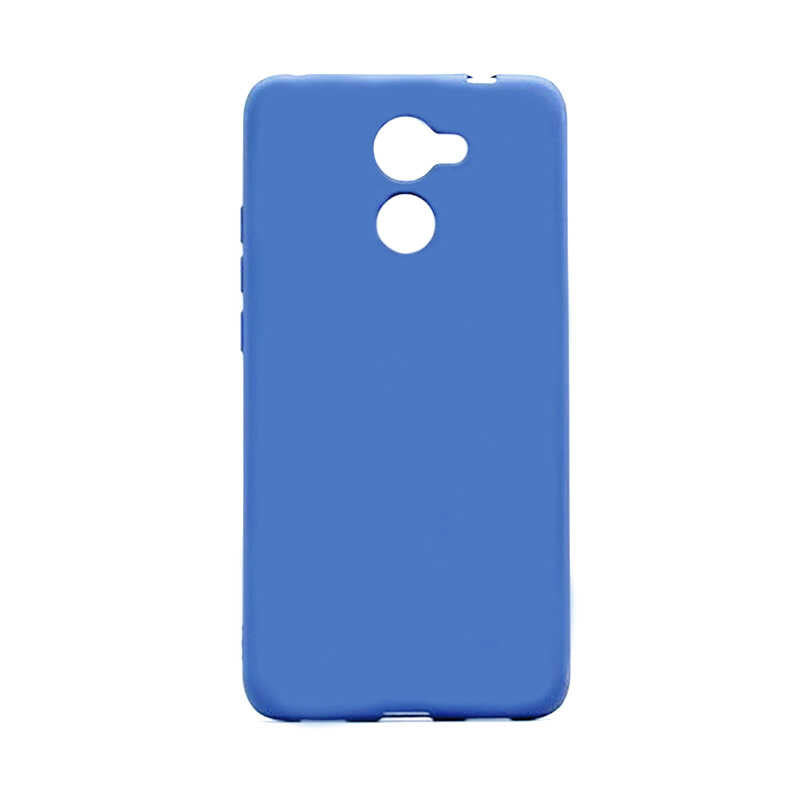 Huawei Y7 Prime Kılıf Zore Premier Silikon Kapak Mavi