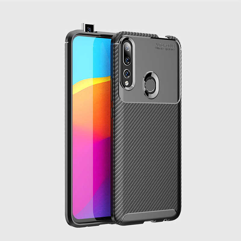 Huawei Y9 Prime 2019 Kılıf Zore Negro Silikon Kapak Siyah