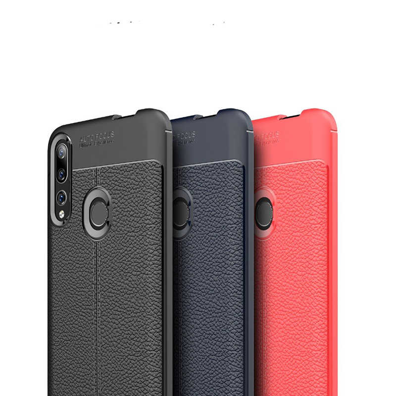 Huawei Y9 Prime 2019 Kılıf Zore Niss Silikon Kapak Lacivert