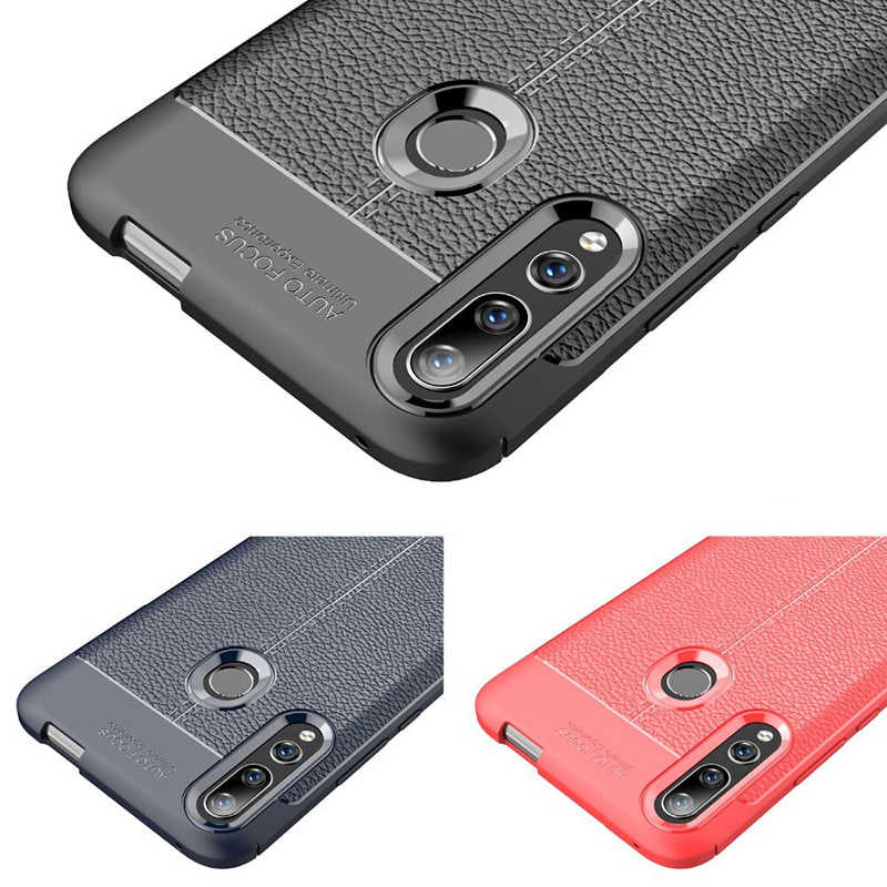 Huawei Y9 Prime 2019 Kılıf Zore Niss Silikon Kapak Lacivert