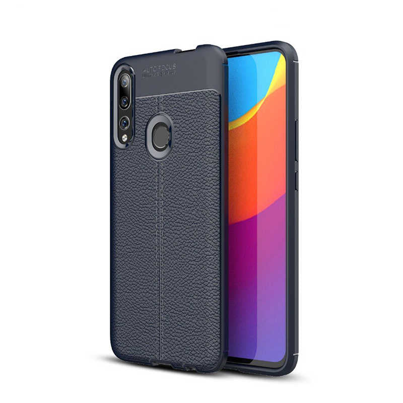 Huawei Y9 Prime 2019 Kılıf Zore Niss Silikon Kapak Lacivert
