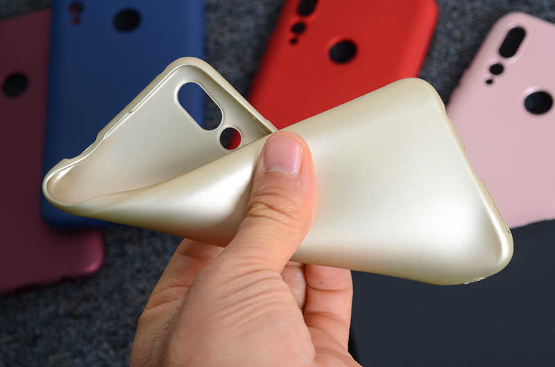 Huawei Y9 Prime 2019 Kılıf Zore Premier Silikon Kapak Saks Mavi