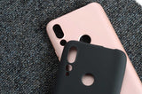 Huawei Y9 Prime 2019 Kılıf Zore Premier Silikon Kapak Rose Gold