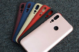 Huawei Y9 Prime 2019 Kılıf Zore Premier Silikon Kapak Saks Mavi