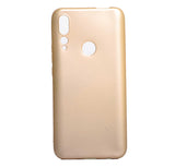 Huawei Y9 Prime 2019 Kılıf Zore Premier Silikon Kapak Gold