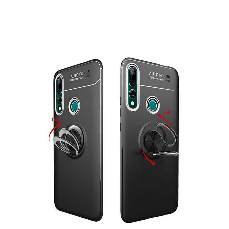 Huawei Y9 Prime 2019 Kılıf Zore Ravel Silikon Kapak Kırmızı