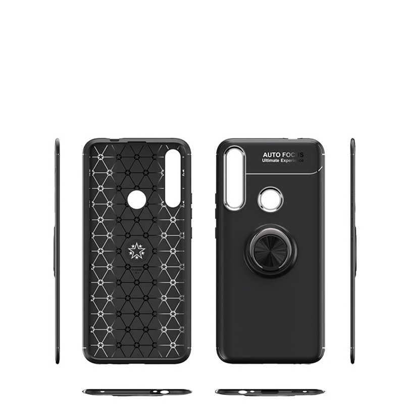 Huawei Y9 Prime 2019 Kılıf Zore Ravel Silikon Kapak Kırmızı