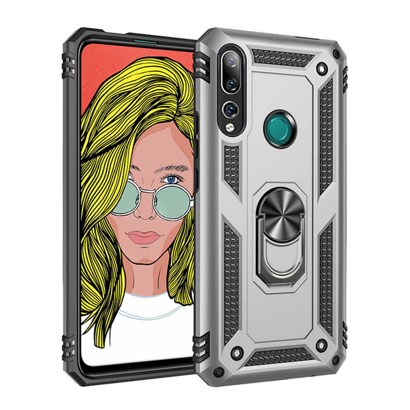 Huawei Y9 Prime 2019 Kılıf Zore Vega Kapak Gold