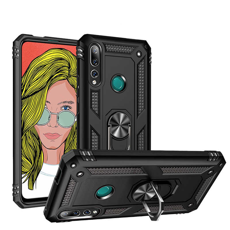 Huawei Y9 Prime 2019 Kılıf Zore Vega Kapak Gold