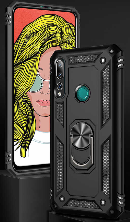 Huawei Y9 Prime 2019 Kılıf Zore Vega Kapak Kırmızı
