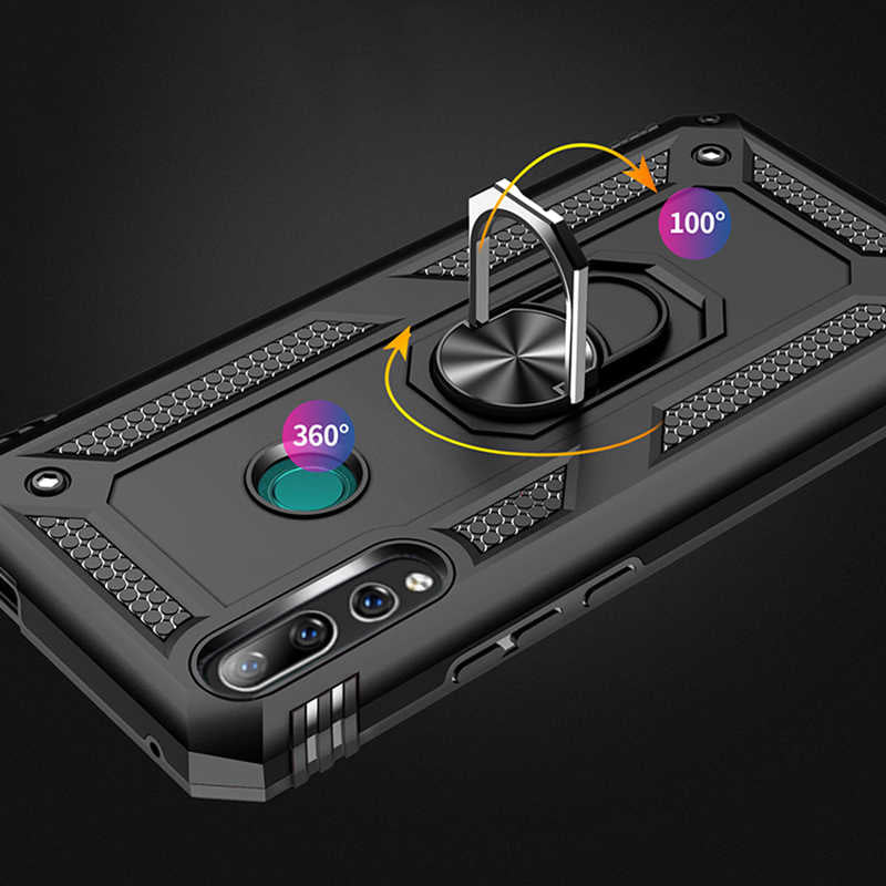 Huawei Y9 Prime 2019 Kılıf Zore Vega Kapak Gold