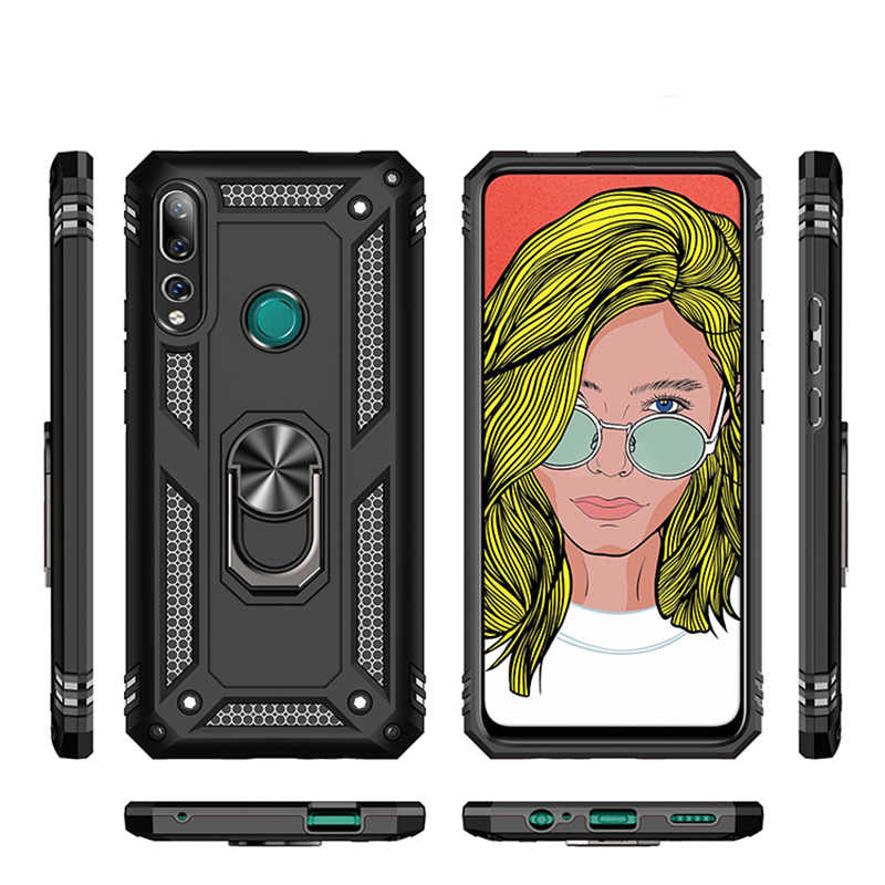 Huawei Y9 Prime 2019 Kılıf Zore Vega Kapak Kırmızı