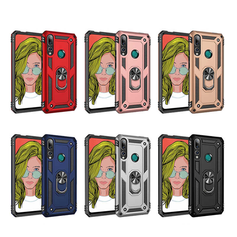 Huawei Y9 Prime 2019 Kılıf Zore Vega Kapak Gold