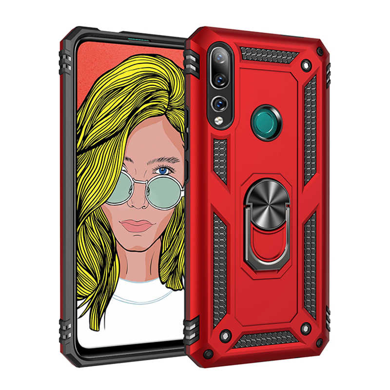 Huawei Y9 Prime 2019 Kılıf Zore Vega Kapak Kırmızı