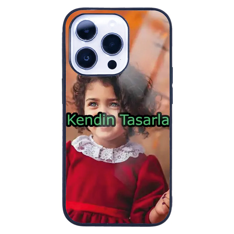 iPhone 14 Pro Kılıf Tasarla Tamperli Glossy Cam Kapak