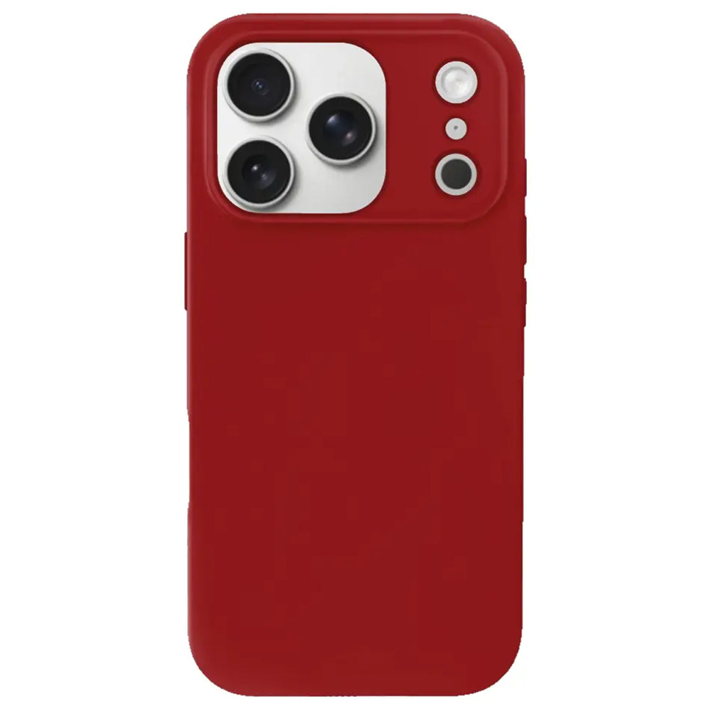 iPhone 17 Pro Kılıf Max Tasarla Lansman Dokulu Kapak Kırmızı
