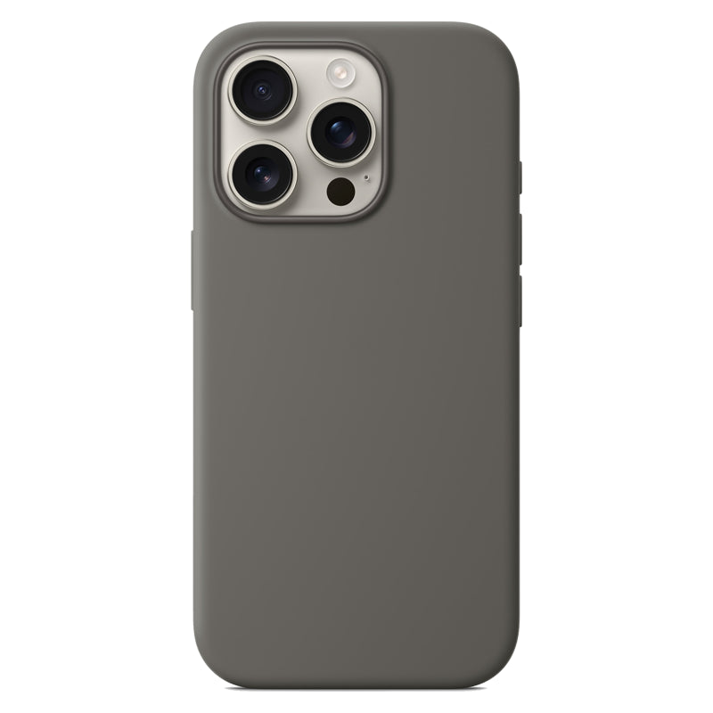 iPhone 16 Pro Kılıf Tasarla Lansman Dokulu Kapak Koyu Gri