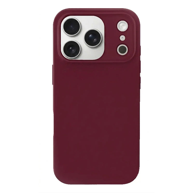 iPhone 17 Pro Max Kılıf Tasarla Lansman Dokulu Kapak Bordo