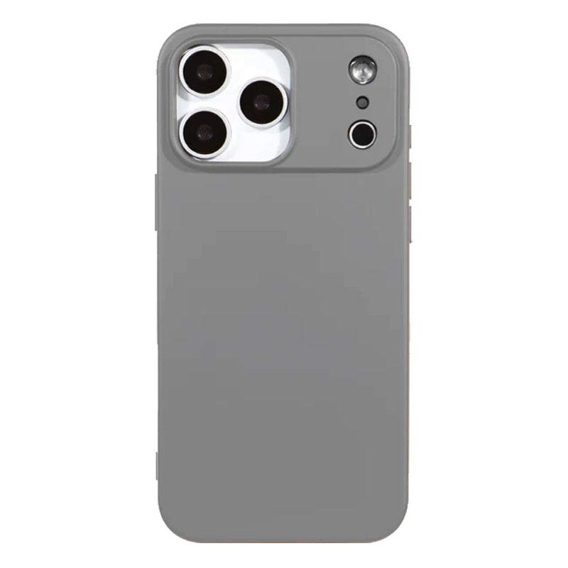 iPhone 17 Pro Max Kılıf Tasarla Lansman Dokulu Kapak Gri