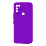 İnfinix Hot 10 Play Kılıf Zore Biye Silikon Mor