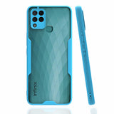 İnfinix Hot 10T Kılıf Zore Parfe Kapak Siyah