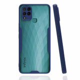 İnfinix Hot 10T Kılıf Zore Parfe Kapak Lacivert