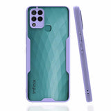 İnfinix Hot 10T Kılıf Zore Parfe Kapak Lila