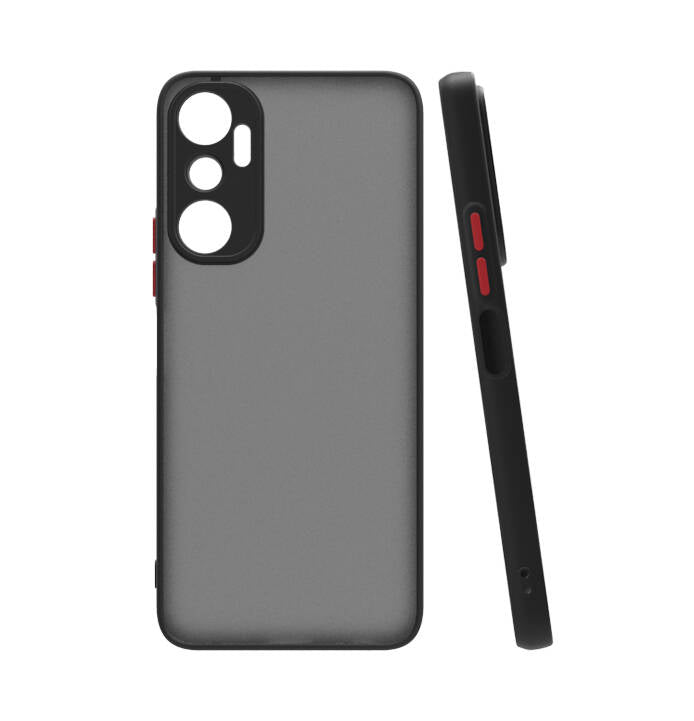 İnfinix Hot 20 Kılıf Zore Hux Kapak Siyah