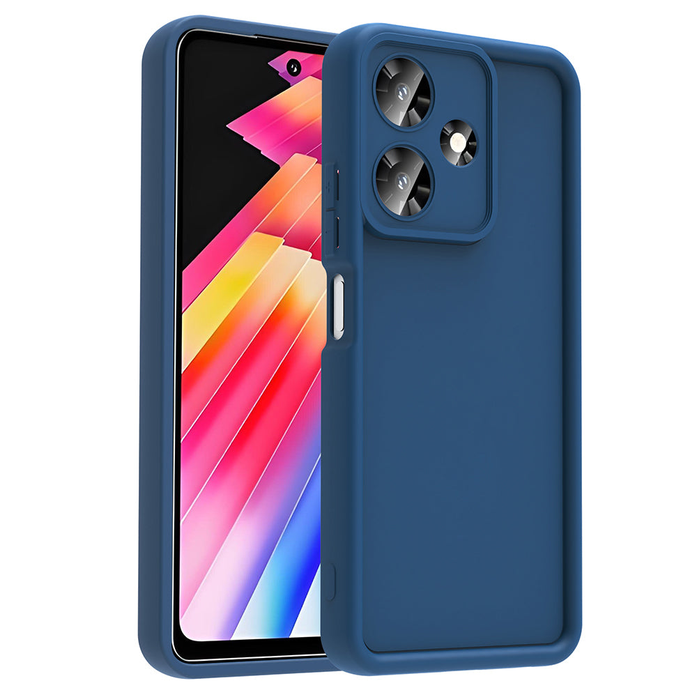 İnfinix Hot 30 Kılıf Kamera Korumalı Zore Ananas Kapak Mürdüm