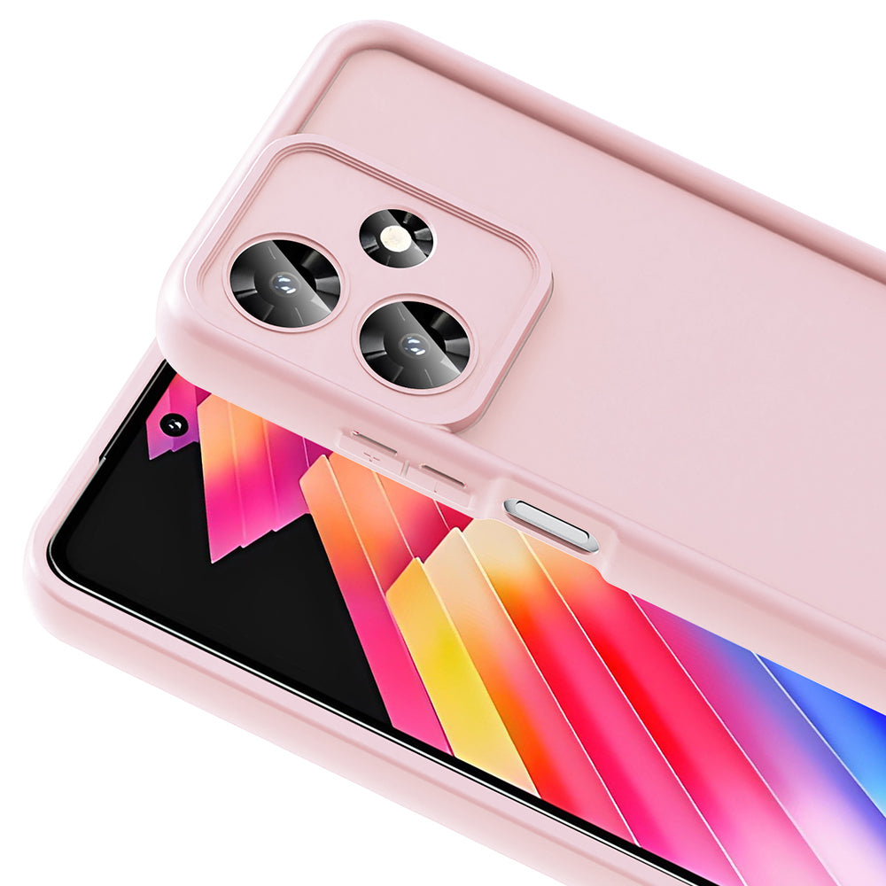 İnfinix Hot 30 Kılıf Kamera Korumalı Zore Ananas Kapak Mürdüm