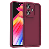 İnfinix Hot 30İ Kılıf Kamera Korumalı Zore Ananas Kapak Mürdüm