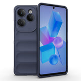 İnfinix Hot 40 Kılıf Esnek TPU Oyuklu Arka Yüzey Tasarımlı Zore Etnik Silikon Kapak Siyah