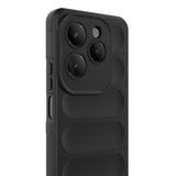 İnfinix Hot 40 Pro Kılıf Esnek TPU Oyuklu Arka Yüzey Tasarımlı Zore Etnik Silikon Kapak Koyu Yeşil