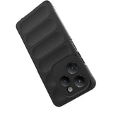 İnfinix Hot 40 Pro Kılıf Esnek TPU Oyuklu Arka Yüzey Tasarımlı Zore Etnik Silikon Kapak Lacivert